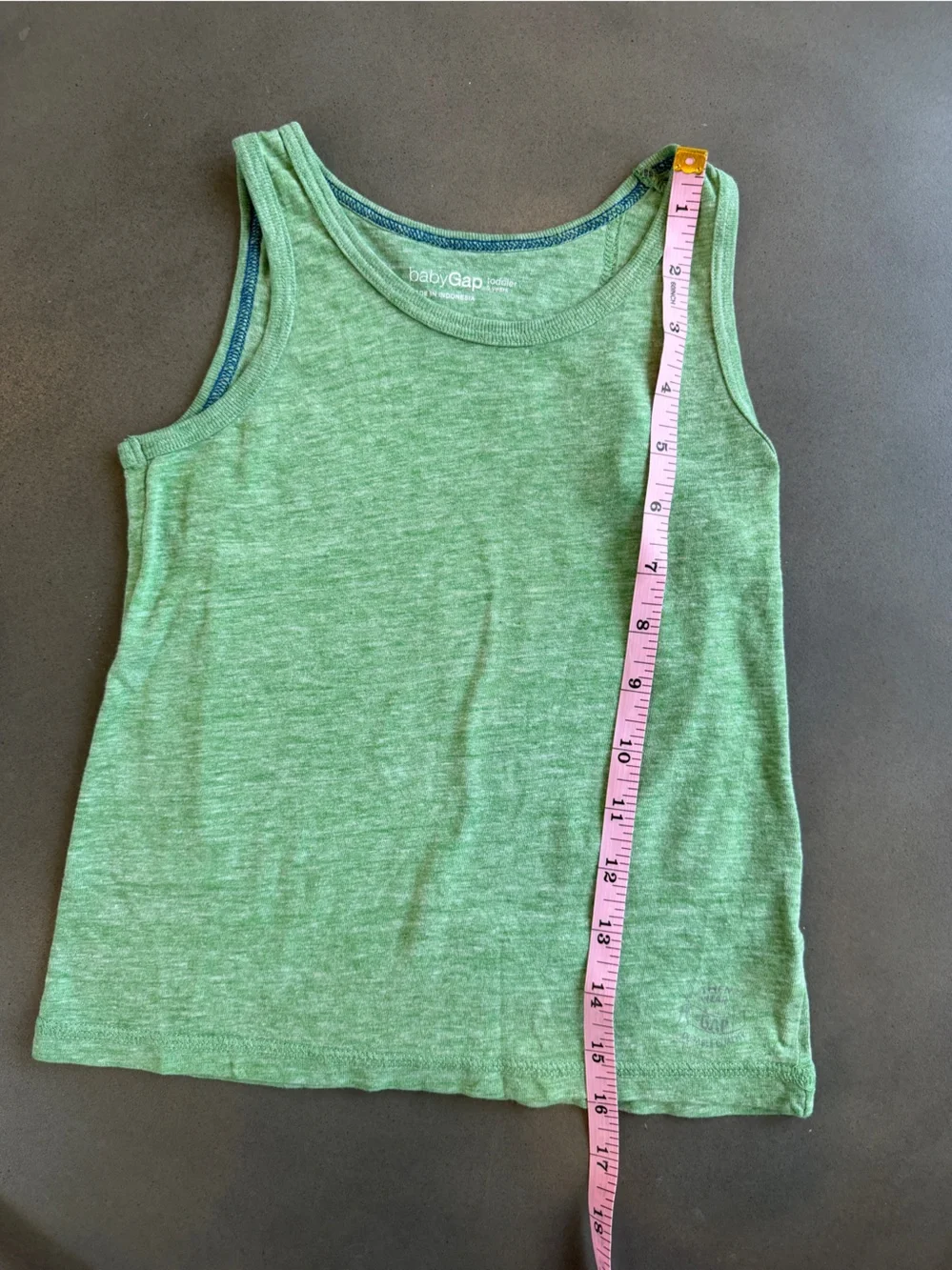 GAP Green Tank Top for Kids Toddler 5 years